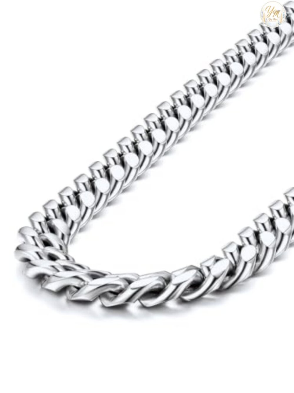 Stainless Steel Cuban Link Chain 10mm 24in Necklace